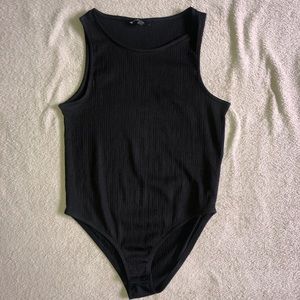 Black high neck bodysuit size M